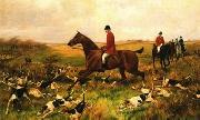 unknow artist Classical hunting fox, Equestrian and Beautiful Horses, 111. USA oil painting artist